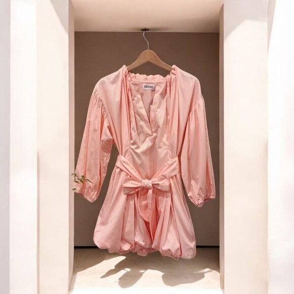 NWT Sovere Float Cotton Mini Dress in Ballet Slipper Pink
